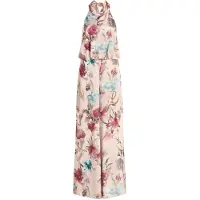 Vera Mont Jumpsuit "Jumpsuit mit Blumenprint", Damen, Gr. 38, EURO, bunt (beige, dunkelrot), Obermaterial: 100% Polyester PES., Overalls Jumpsuit