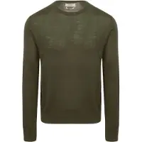 KING Essentials The John Pullover Merino Army Grün