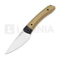 Kizer Cutlery Momo Fix 3 S35VN Messer, Brown Norplex Ultrex & Carbon Fiber, Satin