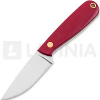 Brisa Necker 70 Halsmesser, Flat, red micarta, kydex