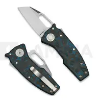 Demko Knives Nano Shark 20CV Shark Foot Taschenmesser, Fat Carbon Arctic Storm