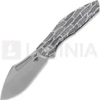 Bestech Lockness - Stonewash - G10 Taschenmesser, schwarz, weiß
