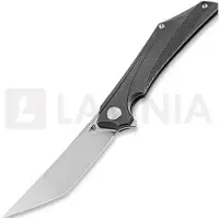 Bestech Kamoza - Stonewash - Titanium Taschenmesser, grau