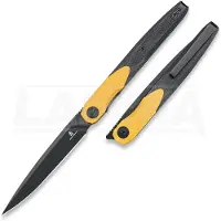 Bestechman Lanza - Blackwash - G10 Taschenmesser, gelb, schwarz