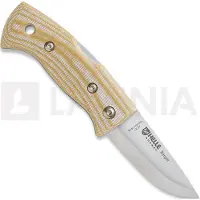Helle 761 Berget, 200763, Satin Sandvik 12C27, Beige Canvas Micarta Bushcraft Taschenmesser