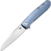Bestech 9 - Hand Rubbed Satin - Titanium, blau
