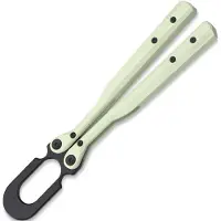 Flytanium U.F.O. Flipping Object - Glow in the Dark Bali-song Trainingsmesser