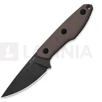 Kizer Cutlery Splinter AEB-L Messer, Brown G-10, Black Stonewash