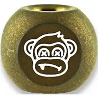 Audacious Concept Wise Monkeys Bead - Titanium - Bronzed