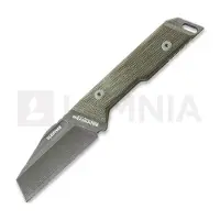NN Knives Proto Wild Wharncliffe NC Milled Messer, Green Micarta