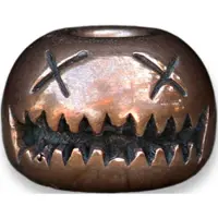 Audacious Concept Smiley Bead - Copper