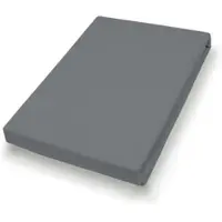 PRIMERA Spannbettlaken "Luxus-Satin", graphit, B:150cm L:200cm, Satin, Obermaterial: 100% Baumwolle, Bettlaken, Spannbettlaken, in hochwertiger Qualität
