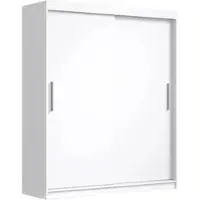 Masseno Schiebetürenschrank VIVA 180/215,5/59cm 2-türig Weiß