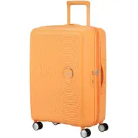 American Tourister SoundBox, Karre, Harte Schale, Orange, Papaya Pop, Medium, 4 Rad/Räder
