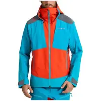 La Sportiva Supercouloir GTX Pro Jkt M, Style S07, Farbe 322614 Cherry Tomato/Tropic Blue, Größe S,