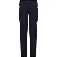 CMP Damen Hose Woman Pant 30T2316-25NM 36 - Black Blue-Fluo - 36