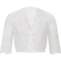 Nübler Dirndlbluse NÜBLER "Dirndlbluse kurzarm Gea", Damen, Gr. 36, weiß, Obermaterial: 92% Nylon NY. 8% Elasthan EL., Blusen Dirndlbluse