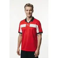 Puma Herren Trikot teamCLASSIC Match Jersey 707101-01 S - Red-White-P Blck - S