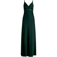 Vera Mont Abendkleid "Abendkleid schmal geschnitten", Damen, Gr. 36, EURO, grün (schwarz moss), Obermaterial: 100% Polyester PES., Kleider Abendkleid