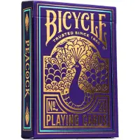 Bicycle Kartendeck - Purple Peacock Kartenspiel Spielkarten Pokerkarten Single Deck