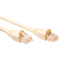 ACT IB6515, 15 m, Cat5e, U/UTP (UTP), RJ-45, RJ-45, Elfenbein