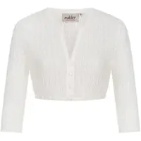 Nübler Dirndlbluse Langarm Juna in Creme | Gr.: 44