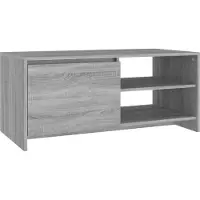 Syfax Couchtisch Grau Sonoma 102x50x45 cm Holzwerkstoff