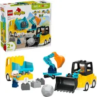 LEGO DUPLO 10475 Baufahrzeuge - 3-in-1-Set