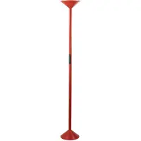 FABAS LUCE Tratto LED-Stehleuchte 50 W 4000 lm CCT Rot - Gestell aus Metall und Methacrylat, Touch-Dimmung, Schutzart IP20, 175,5 cm - Tratto Design