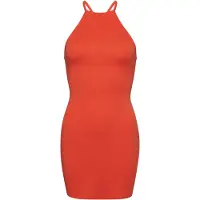 Superdry für Damen. W8011537A Olympisches Rücken-Minikleid orange (XS), Lässig, Modal, Ärmellos / Hosenträger