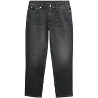 Superdry für Damen. W7010968A Schwarze Vintage-Jeans (28/32), Lässig, Baumwolle