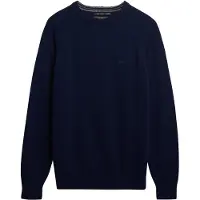 Superdry für Herren. M6110689A Pullover Blend navy (L), Lässig, Wolle, Nylon, Marine