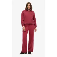 Superdry für Damen. W7011169A Jogger Athletic Essential Hose burgunderrot (XXS), Lässig, Baumwolle, Bordeaux
