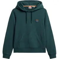 Superdry für Damen. W2012557A Great Outdoors Relax Kapuzenpullover grün (L), Lässig, Baumwolle