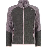 CMP Gestrickter Fleecepullover Wabenmuster meliert Mädchen