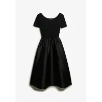 Superdry Lbd Woven Mix Kurzarm Midi-kleid