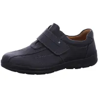 Jomos Herrenschuhe Slipper Klettschuh Schwarz Freizeit