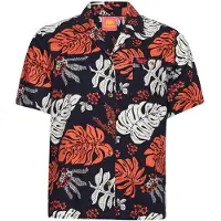 Superdry für Damen. W4010371A Vintage Logo Beach Resort Logo Shirt navy (XS), Lässig, Viskose, Kurzarm, Marine