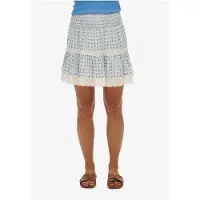 Superdry Printed Lace Trim Kurzer Rock