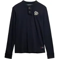 Superdry Vintage Athletic Grandad Langarm-t-shirt