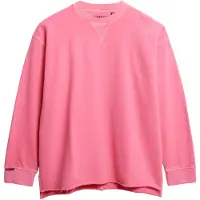 Superdry für Damen. W2012546A Sweatshirt von Studios in Neonrosa (XS), Lässig, Baumwolle