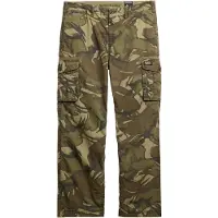 Superdry für Herren. M7011389A Parachute Light Cargo-Hose grün (30/32), Lässig, Camouflage, Baumwolle