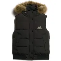 Superdry für Damen. W5011784A Weste Everest schwarz (S), Lässig, Recyceltes Polyester, Nachhaltig