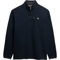 Superdry für Herren. M2014257A Storm Half Zip Sweatshirt navy (S), Lässig, Polyester, Marine