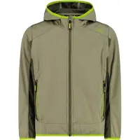 CMP Jungen Softshelljacke Boy Jacket Fix Hood 39A5134-E663 128 - Sage - 128