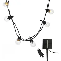 Lumisky LED-Lichterkette PARTY, schwarz/transparent, Länge 9 m, IP44