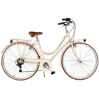 Via Veneto Bici Cityrad Condorino Damenmodell, 28 Zoll, 6-Gang, Beige Cappuccino