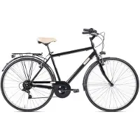 Letoule Tropaiz – City Bike 28 – 6V Steel Man – Dunkel (Schwarz)