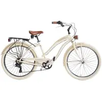 Via Veneto Bici Cruiser „Sun on the Beach Lady“ 26 Zoll, 6 V, beige