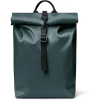 Rains Unisex. 13330 Rolltop Rucksack Mini grün (OSFA), Lässig, Polyester